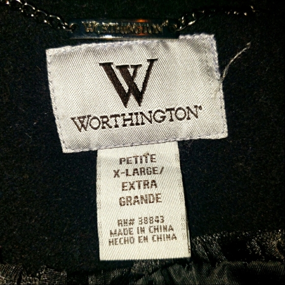 New Worthington Wool Mid-Length Coat - Picture 8 of 10
